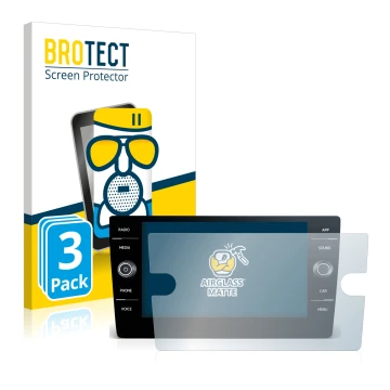 Parte frontale di una confezione del prodotto con il logo del marchio BROTECT. Accanto è raffigurato il dispositivo Volkswagen