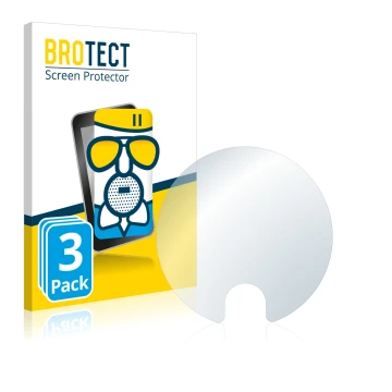 Parte frontale di una confezione del prodotto con il logo del marchio BROTECT. Accanto è raffigurato il dispositivo Dyson V11 