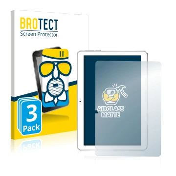 Parte frontale di una confezione del prodotto con il logo del marchio BROTECT. Accanto è raffigurato il dispositivo Toscido X1