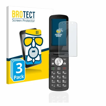 Parte frontale di una confezione del prodotto con il logo del marchio BROTECT. Accanto è raffigurato il dispositivo Emporia TO