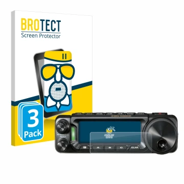 Parte frontale di una confezione del prodotto con il logo del marchio BROTECT. Accanto è raffigurato il dispositivo Yaesu FT-8
