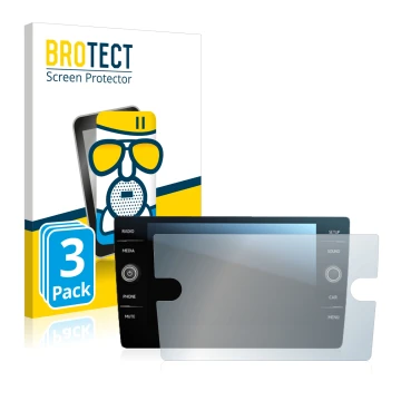 Parte frontale di una confezione del prodotto con il logo del marchio BROTECT. Accanto è raffigurato il dispositivo Volkswagen