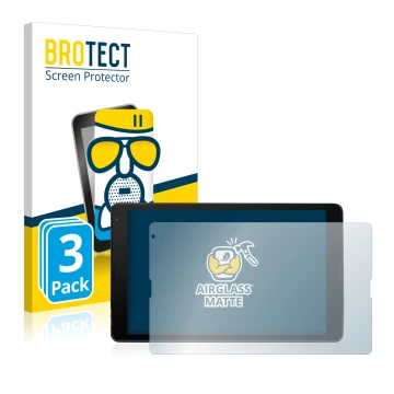 Parte frontale di una confezione del prodotto con il logo del marchio BROTECT. Accanto è raffigurato il dispositivo MEDION Lif