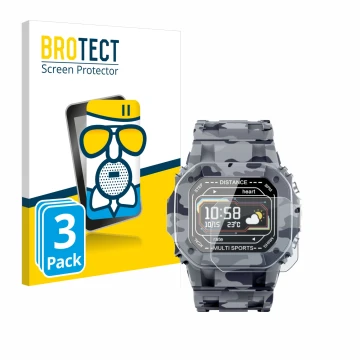 Parte frontale di una confezione del prodotto con il logo del marchio BROTECT. Accanto è raffigurato il dispositivo JAY-tech S