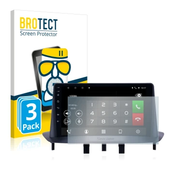 Parte frontale di una confezione del prodotto con il logo del marchio BROTECT. Accanto è raffigurato il dispositivo Pioneer AV