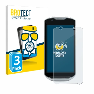 Parte frontale di una confezione del prodotto con il logo del marchio BROTECT. Accanto è raffigurato il dispositivo Zebra TC57