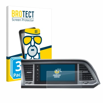 Parte frontale di una confezione del prodotto con il logo del marchio BROTECT. Accanto è raffigurato il dispositivo Seat Cupra