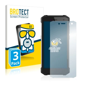 Parte frontale di una confezione del prodotto con il logo del marchio BROTECT. Accanto è raffigurato il dispositivo Hammer Ene