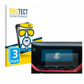 Parte frontale di una confezione del prodotto con il logo del marchio BROTECT. Accanto è raffigurato il dispositivo Kia E-Niro