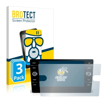 Parte frontale di una confezione del prodotto con il logo del marchio BROTECT. Accanto è raffigurato il dispositivo Volkswagen