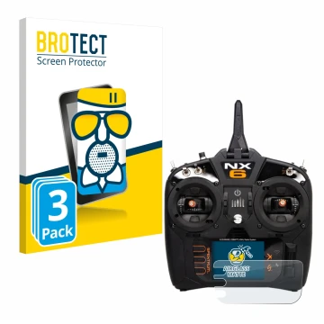 Parte frontale di una confezione del prodotto con il logo del marchio BROTECT. Accanto è raffigurato il dispositivo Spektrum N