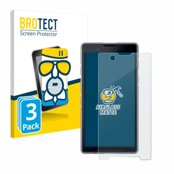 Parte frontale di una confezione del prodotto con il logo del marchio BROTECT. Accanto è raffigurato il dispositivo Bittium To