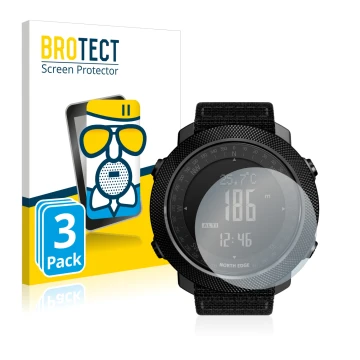 Parte frontale di una confezione del prodotto con il logo del marchio BROTECT. Accanto è raffigurato il dispositivo North Edge