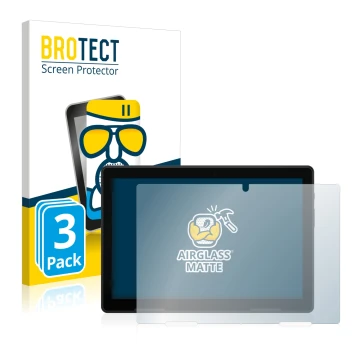 Parte frontale di una confezione del prodotto con il logo del marchio BROTECT. Accanto è raffigurato il dispositivo MEDION Lif
