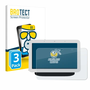 Parte frontale di una confezione del prodotto con il logo del marchio BROTECT. Accanto è raffigurato il dispositivo Google Nes