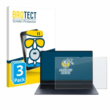 Parte frontale di una confezione del prodotto con il logo del marchio BROTECT. Accanto è raffigurato il dispositivo Samsung Ga