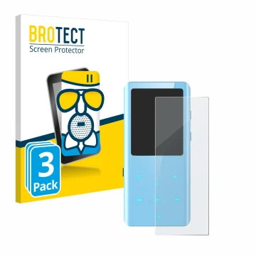 Parte frontale di una confezione del prodotto con il logo del marchio BROTECT. Accanto è raffigurato il dispositivo AGPtek A19