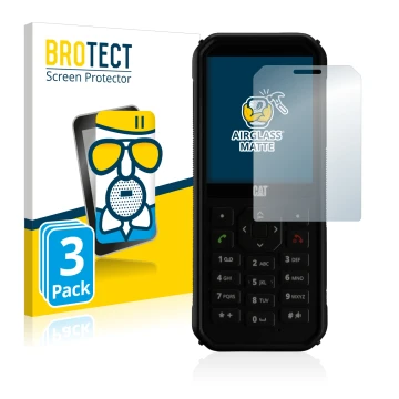 Parte frontale di una confezione del prodotto con il logo del marchio BROTECT. Accanto è raffigurato il dispositivo Caterpilla