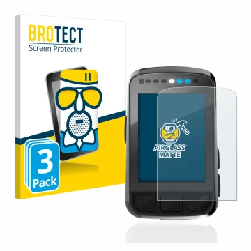 Parte frontale di una confezione del prodotto con il logo del marchio BROTECT. Accanto è raffigurato il dispositivo Wahoo Elem