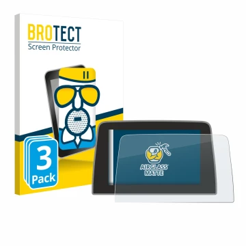Parte frontale di una confezione del prodotto con il logo del marchio BROTECT. Accanto è raffigurato il dispositivo Ford Fiest