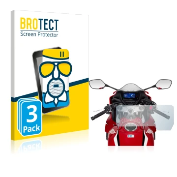Parte frontale di una confezione del prodotto con il logo del marchio BROTECT. Accanto è raffigurato il dispositivo Honda CBR6