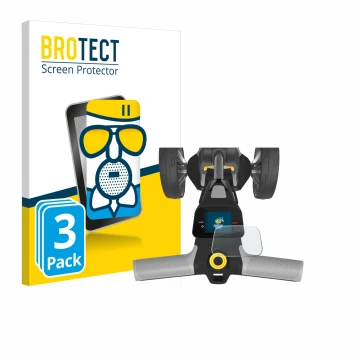Parte frontale di una confezione del prodotto con il logo del marchio BROTECT. Accanto è raffigurato il dispositivo PowaKaddy 
