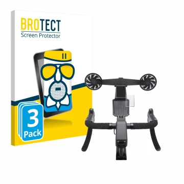 Parte frontale di una confezione del prodotto con il logo del marchio BROTECT. Accanto è raffigurato il dispositivo Tacx Neo B