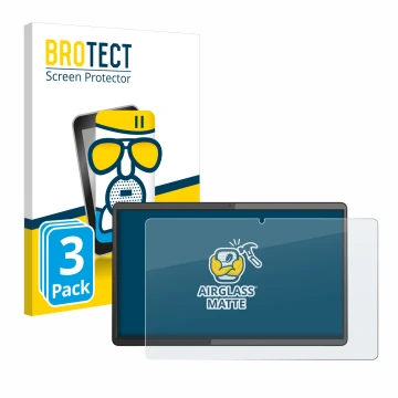 Parte frontale di una confezione del prodotto con il logo del marchio BROTECT. Accanto è raffigurato il dispositivo Lenovo Ide