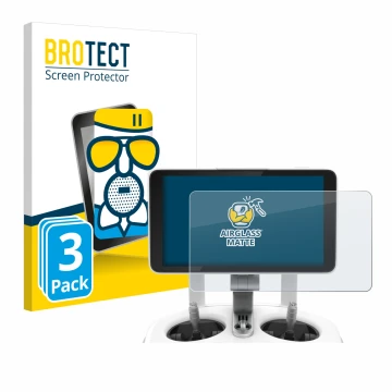 Parte frontale di una confezione del prodotto con il logo del marchio BROTECT. Accanto è raffigurato il dispositivo DJI Phanto