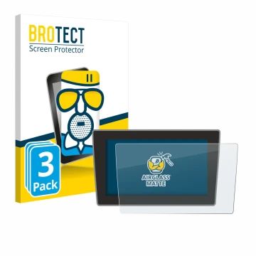 Parte frontale di una confezione del prodotto con il logo del marchio BROTECT. Accanto è raffigurato il dispositivo Volkswagen