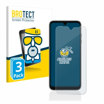 Parte frontale di una confezione del prodotto con il logo del marchio BROTECT. Accanto è raffigurato il dispositivo Fairphone 