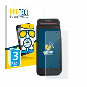 Parte frontale di una confezione del prodotto con il logo del marchio BROTECT. Accanto è raffigurato il dispositivo ingenico A