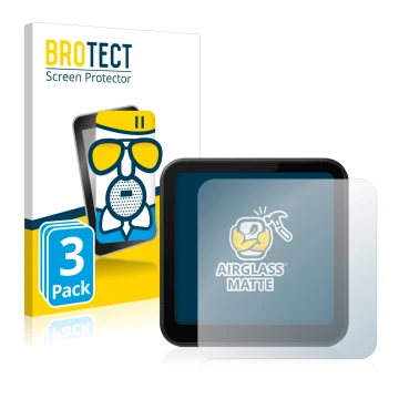 Parte frontale di una confezione del prodotto con il logo del marchio BROTECT. Accanto è raffigurato il dispositivo DJI Action