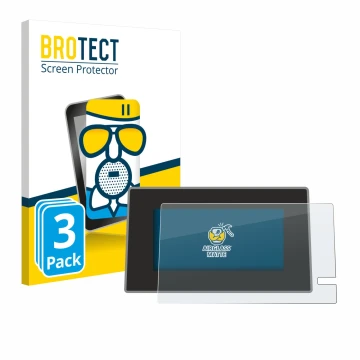Parte frontale di una confezione del prodotto con il logo del marchio BROTECT. Accanto è raffigurato il dispositivo Renault Tr