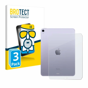 Parte frontale di una confezione del prodotto con il logo del marchio BROTECT. Accanto è raffigurato il dispositivo Apple iPad
