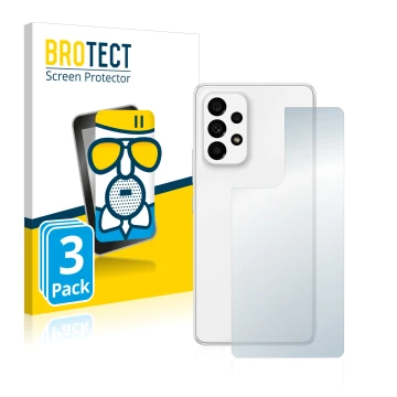 Parte frontale di una confezione del prodotto con il logo del marchio BROTECT. Accanto è raffigurato il dispositivo Samsung Ga