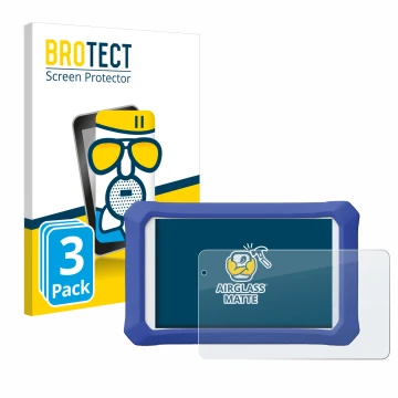 Parte frontale di una confezione del prodotto con il logo del marchio BROTECT. Accanto è raffigurato il dispositivo Clementoni