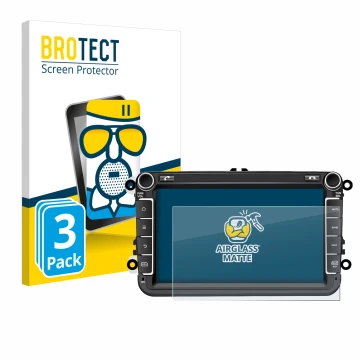 Parte frontale di una confezione del prodotto con il logo del marchio BROTECT. Accanto è raffigurato il dispositivo M.I.C. AV8