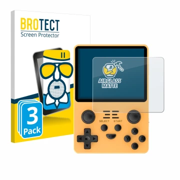 Parte frontale di una confezione del prodotto con il logo del marchio BROTECT. Accanto è raffigurato il dispositivo Powkiddy R