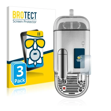 Parte frontale di una confezione del prodotto con il logo del marchio BROTECT. Accanto è raffigurato il dispositivo Sage Nespr