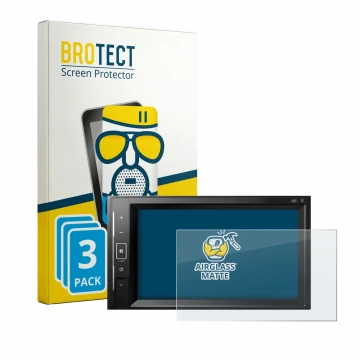 Parte frontale di una confezione del prodotto con il logo del marchio BROTECT. Accanto è raffigurato il dispositivo Pioneer AV