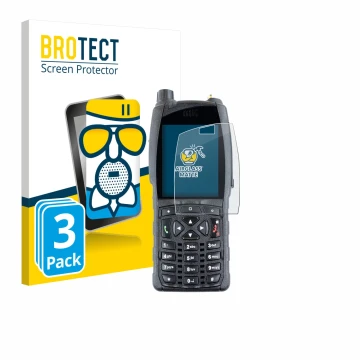 Parte frontale di una confezione del prodotto con il logo del marchio BROTECT. Accanto è raffigurato il dispositivo Sepura SC2