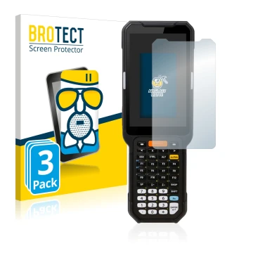Parte frontale di una confezione del prodotto con il logo del marchio BROTECT. Accanto è raffigurato il dispositivo Point Mobi