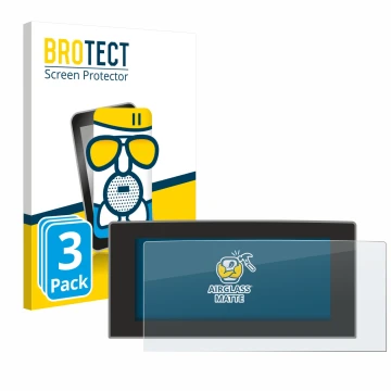 Parte frontale di una confezione del prodotto con il logo del marchio BROTECT. Accanto è raffigurato il dispositivo Ford Focus