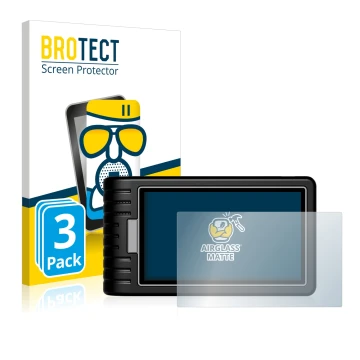 Parte frontale di una confezione del prodotto con il logo del marchio BROTECT. Accanto è raffigurato il dispositivo Topdon Art