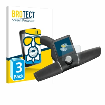 Parte frontale di una confezione del prodotto con il logo del marchio BROTECT. Accanto è raffigurato il dispositivo Motocaddy 