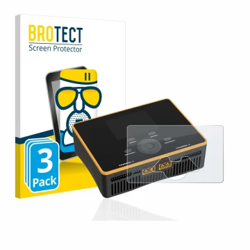 Parte frontale di una confezione del prodotto con il logo del marchio BROTECT. Accanto è raffigurato il dispositivo Junsi iCha