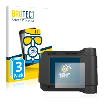 Parte frontale di una confezione del prodotto con il logo del marchio BROTECT. Accanto è raffigurato il dispositivo Swissphone