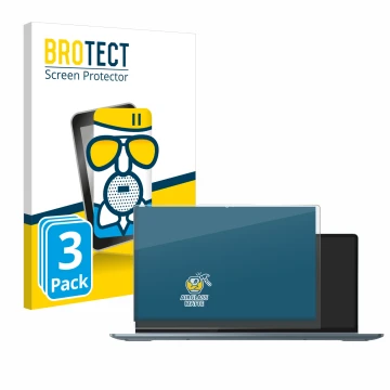 Parte frontale di una confezione del prodotto con il logo del marchio BROTECT. Accanto è raffigurato il dispositivo Lenovo Ide