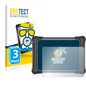 Parte frontale di una confezione del prodotto con il logo del marchio BROTECT. Accanto è raffigurato il dispositivo Autel Maxi
